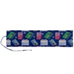 New Year Gifts Roll Up Canvas Pencil Holder (L)