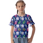 New Year Gifts Kids  Cuff Sleeve Scrunch Bottom Tee