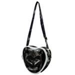 Creepy Women Mannequin Portrait Heart Shoulder Bag