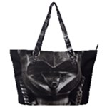 Creepy Women Mannequin Portrait Full Print Shoulder Bag