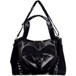 Creepy Women Mannequin Portrait Double Compartment Shoulder Bag