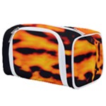 Orange Waves Abstract Series No2 Toiletries Pouch