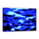 Blue Waves Abstract Series No11 Canvas 18  x 12  (Stretched)