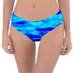Blue Waves Abstract Series No12 Reversible Classic Bikini Bottoms