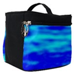 Blue Waves Abstract Series No12 Make Up Travel Bag (Small)