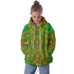 Stars Of Decorative Colorful And Peaceful  Flowers Kids  Oversized Hoodie