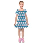 Gift Boxes Kids  Short Sleeve Velvet Dress