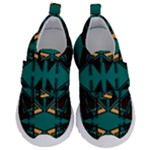 Abstract geometric design    Kids  Velcro No Lace Shoes