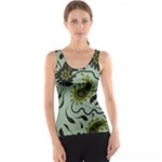 Floral pattern paisley style Paisley print.  Tank Top