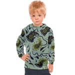 Floral pattern paisley style Paisley print.  Kids  Hooded Pullover