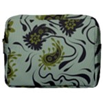 Floral pattern paisley style Paisley print.  Make Up Pouch (Large)