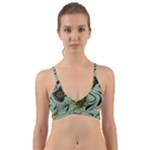 Floral pattern paisley style Paisley print.  Wrap Around Bikini Top