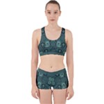 Floral pattern paisley style Paisley print.  Work It Out Gym Set