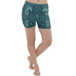 Floral pattern paisley style Paisley print.  Lightweight Velour Yoga Shorts