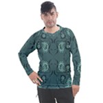 Floral pattern paisley style Paisley print.  Men s Pique Long Sleeve Tee