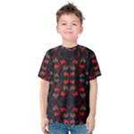 Floral pattern paisley style Paisley print.  Kids  Cotton Tee