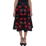 Floral pattern paisley style Paisley print.  Perfect Length Midi Skirt