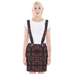 Floral pattern paisley style Paisley print.  Braces Suspender Skirt
