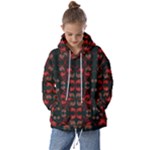 Floral pattern paisley style Paisley print.  Kids  Oversized Hoodie