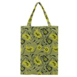 Floral pattern paisley style Paisley print.  Classic Tote Bag