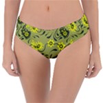 Floral pattern paisley style Paisley print.  Reversible Classic Bikini Bottoms