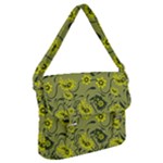 Floral pattern paisley style Paisley print.  Buckle Messenger Bag