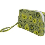 Floral pattern paisley style Paisley print.  Wristlet Pouch Bag (Small)