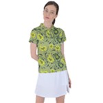 Floral pattern paisley style Paisley print.  Women s Polo Tee