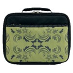 Floral folk damask pattern Fantasy flowers  Lunch Bag