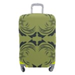 Floral folk damask pattern Fantasy flowers  Luggage Cover (Small)