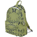 Floral folk damask pattern Fantasy flowers  The Plain Backpack