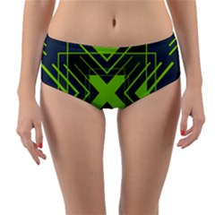 Reversible Mid-Waist Bikini Bottoms 