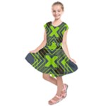 Abstract geometric design    Kids  Short Sleeve Dress