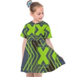 Abstract geometric design    Kids  Sailor Dress
