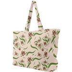 Folk flowers print Floral pattern Ethnic art Simple Shoulder Bag