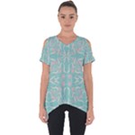 Floral folk damask pattern  Cut Out Side Drop Tee