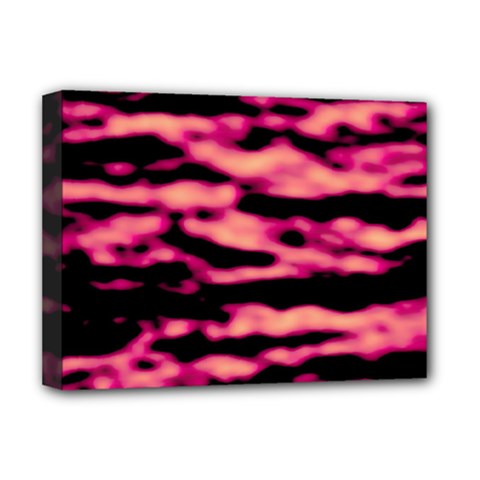 Pink  Waves Abstract Series No2 Deluxe Canvas 16  x 12  (Stretched)  from ArtsNow.com