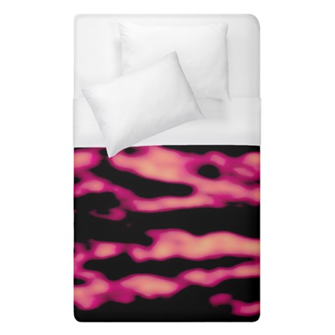 Pink  Waves Abstract Series No2 Duvet Cover (Single Size) from ArtsNow.com