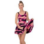 Pink  Waves Abstract Series No2 Inside Out Casual Dress