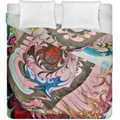 Marbling collage Duvet Cover Double Side (King Size) from ArtsNow.com