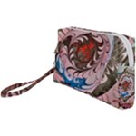 Marbling collage Wristlet Pouch Bag (Small)