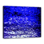 Blue Waves Flow Series 1 Canvas 20  x 16  (Stretched)