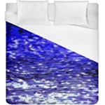 Blue Waves Flow Series 1 Duvet Cover (King Size)