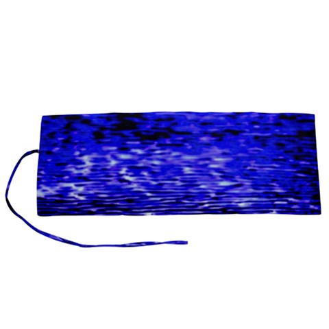 Blue Waves Flow Series 1 Roll Up Canvas Pencil Holder (S) from ArtsNow.com