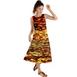 Yellow Waves Flow Series 1 Summer Maxi Dress