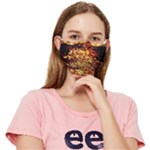 Yellow Waves Flow Series 1 Fitted Cloth Face Mask (Adult)