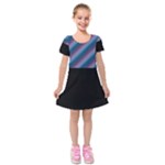 ShadeColors Kids  Short Sleeve Velvet Dress