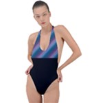 ShadeColors Backless Halter One Piece Swimsuit