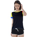 Short Sleeve Foldover Tee