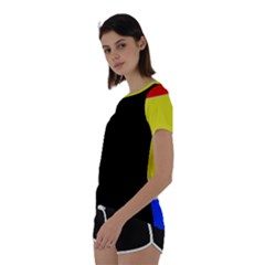 Short Sleeve Open Back T-Shirt 